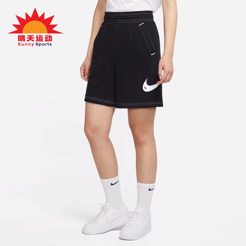 Nike/耐克正品夏季女子宽松透气针织休闲运动短裤DM6750-010