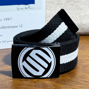 青少年腰带皮带男士学生韩版裤带个性百搭平滑简约休闲编织帆布带