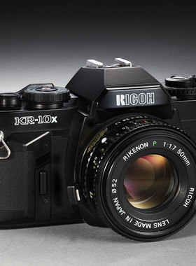 RICOH理光 KR-10X/XR-10 配50mm/f1.7镜头绿P版 135胶卷单反相机