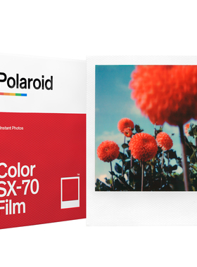 宝丽来SX70相纸 Color SX-70小彩虹onestep 1000型彩色相纸iso100