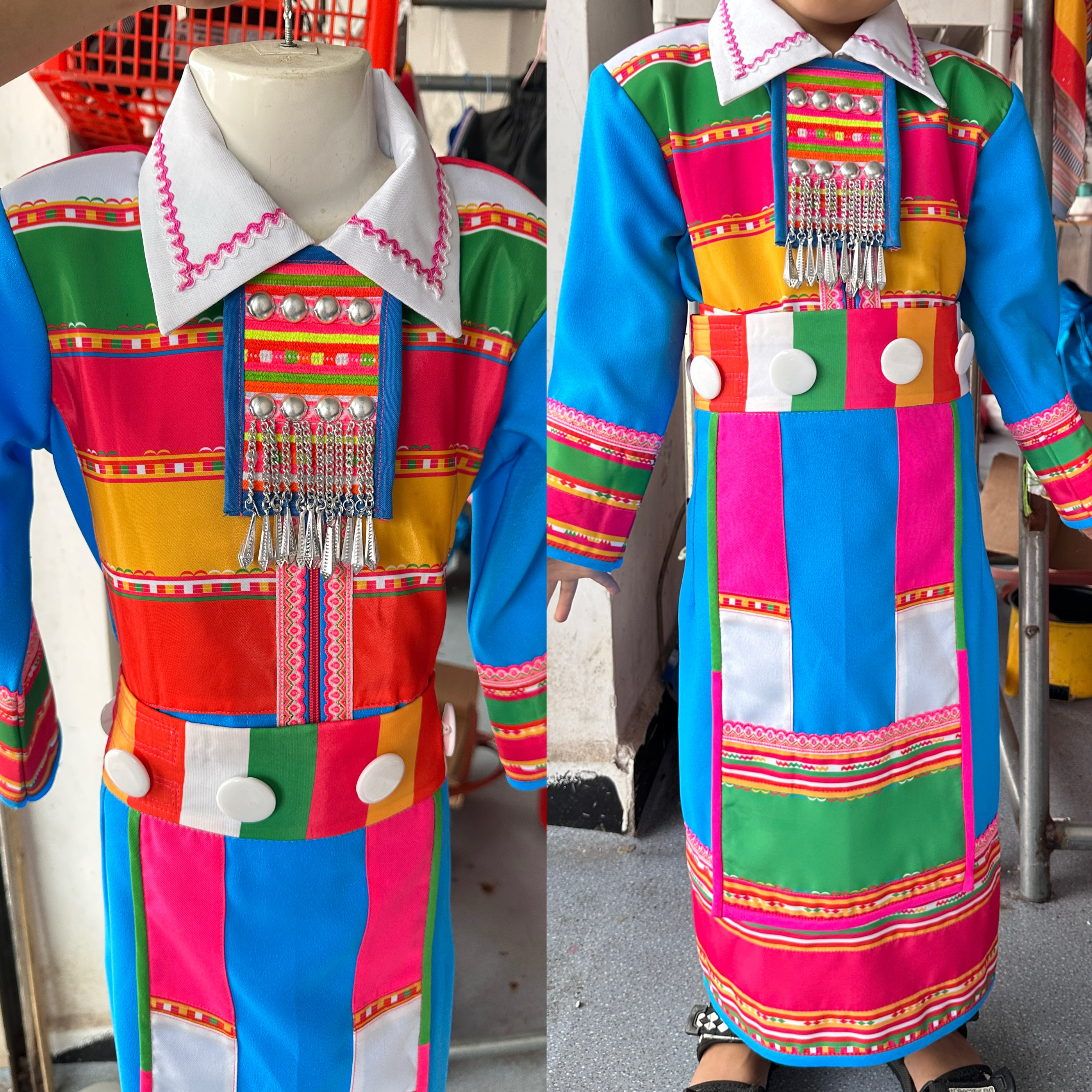 傈僳族儿童装服装定制款