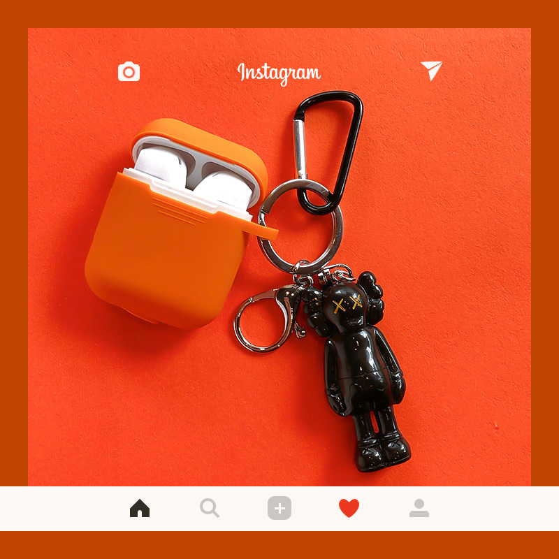 卡通可爱趣味潮牌苹果iPhone无线耳机保护套硅胶Airpods盒子蓝牙耳塞不沾灰防丢防摔挂件软壳收纳包袋|ruв категории Цифровые аксессуары, MP3/Mp4 аксессуары, наушники - от Buy2taobao.com для оказания профессиональной услуги покупки агента Taobao