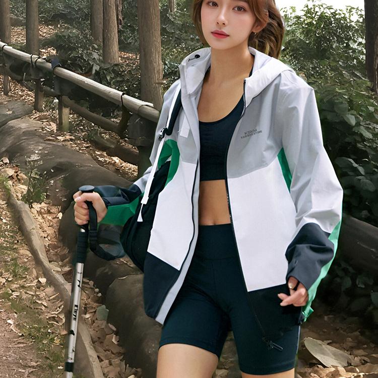 卡盛KSKM白灰色登山服