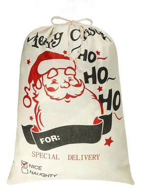 1Pcs Merry Christmas Large Santa Claus Sacks 48x60cm Xmas Gi