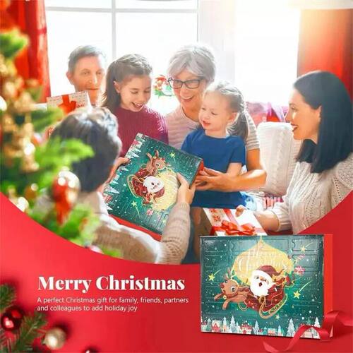 Christmas Cotton Socks Countdown Calendar Countdown Box Gift