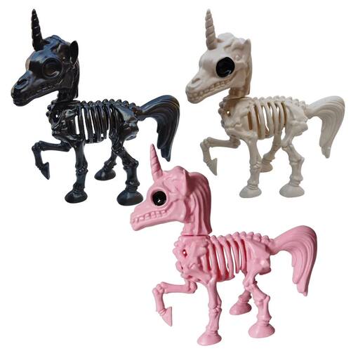 Halloween Decoration Animal Unicorn Skeleton Pretty Cute Hor
