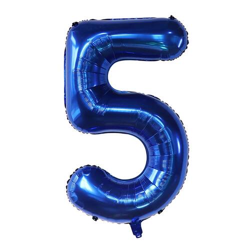 40Inch Dark Blue Number Foil Balloon 0-9 Digital Globos Chil