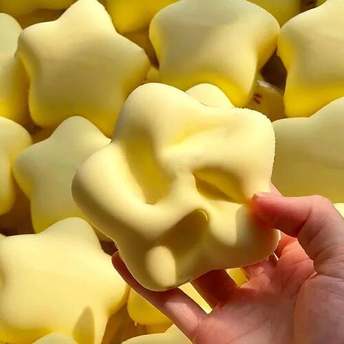 *Kawaii Star Squeeze Toy Cute Flower Slow Rebound Wet Soft S