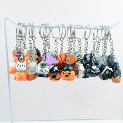 Cute Halloween Keychain Children Handmade Jewelry DIY Gifts
