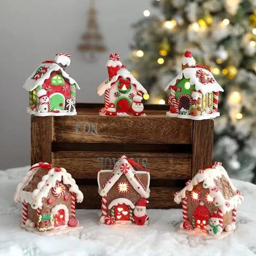 Christmas Gingerbread Small House Pendant Creative Xmas Tree