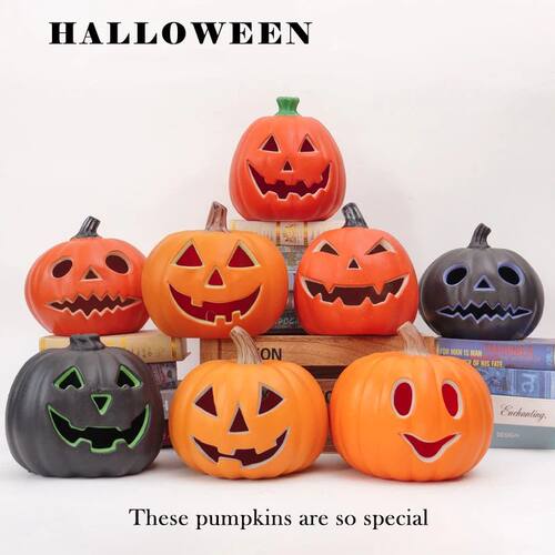 Halloween Decoration Pumpk Lamp For Home Yard Garden Decor H