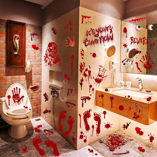 Halloween Decorations, 84pcs Halloween Window Clings, 9 Shee