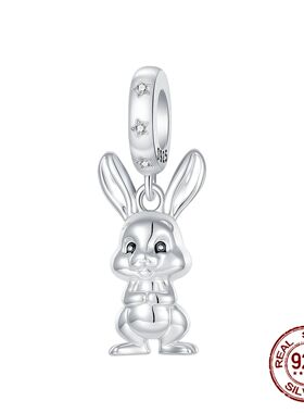 925 Sterling Silver Easter Blessings Bunny Pendant Classics