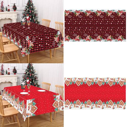Christmas Rectangular Tablecloth for Dining Tables  Christma