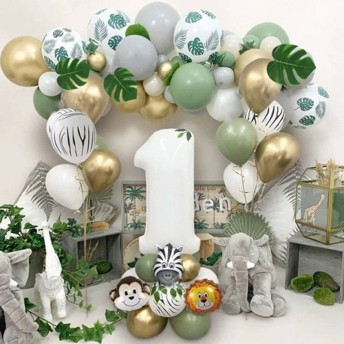 Birthday Party Decorations Boy Jungle Balloon Arch Kit