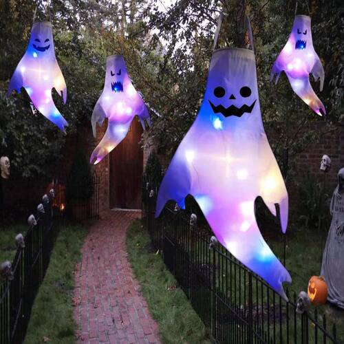 Halloween LED Large Outdoor Lights Hanging Ghost Lights Hall