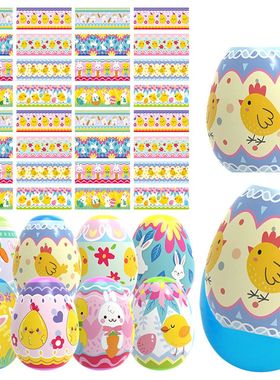 Eggs Different Design Cute Bunny DIY Wrap Sleeve Easter Egg