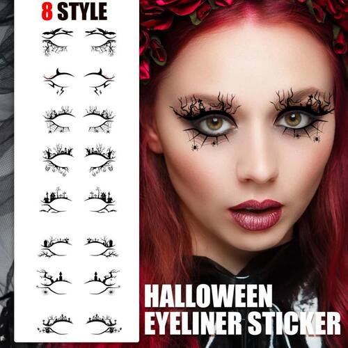 Black Halloween Bat Spider Horror Fashion Party Decoration E