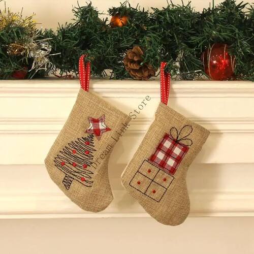 Christmas Tree Ornament Lovely Christmas Stockings Candy Gif