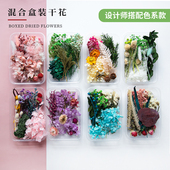 混合盒装 干花三八女神节日团建送礼diy自制永生花国风团扇材料包