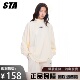 STA旗舰店德绒半高领打底衫 T恤 潮牌情侣长袖 卫衣男女秋冬季 美式