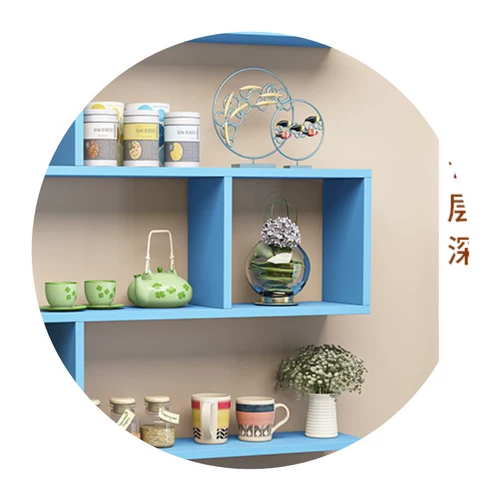 Креативная клетчатая настенная настенная настенная настенная шкаф для хранения шкафа спальня настенная комната гостиная винная стойка подвесная шкаф на стены шкаф