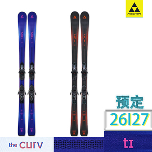 26I27YU定THE CURV TI双板滑雪板男女中高进阶全能偏小弯下雪季款