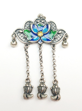 毛衣链吊坠925纯银女生