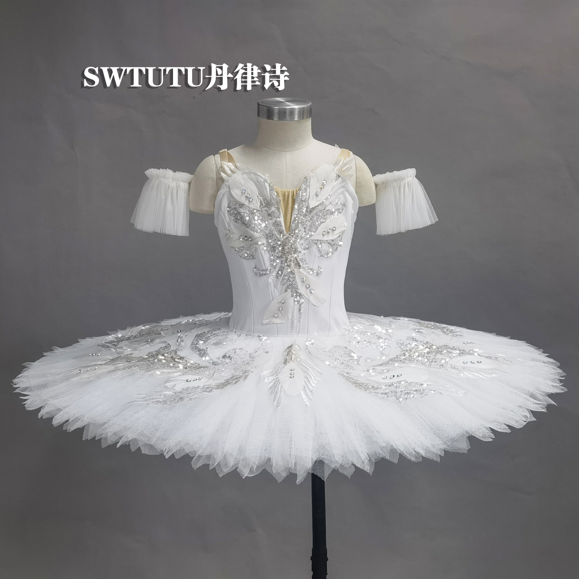 芭蕾舞剧目白色天鹅湖变奏tutu蓬蓬裙成人国际比赛演出服白雪公主