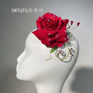 丹律诗儿童纯手工芭蕾舞演出头饰堂吉柯德巴赫塔变奏等角色配饰