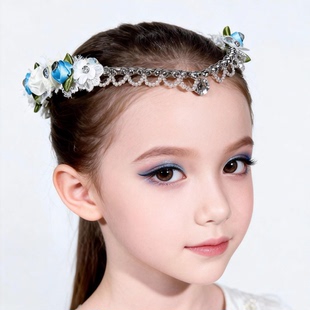 丹律诗成人儿童芭蕾舞丘比特角色变奏头饰舞台演出专用手工制作