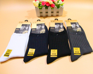 梦娜原字弹正品男袜 秋冬男袜子 全棉纯棉松口男袜 不勒脚A1083A