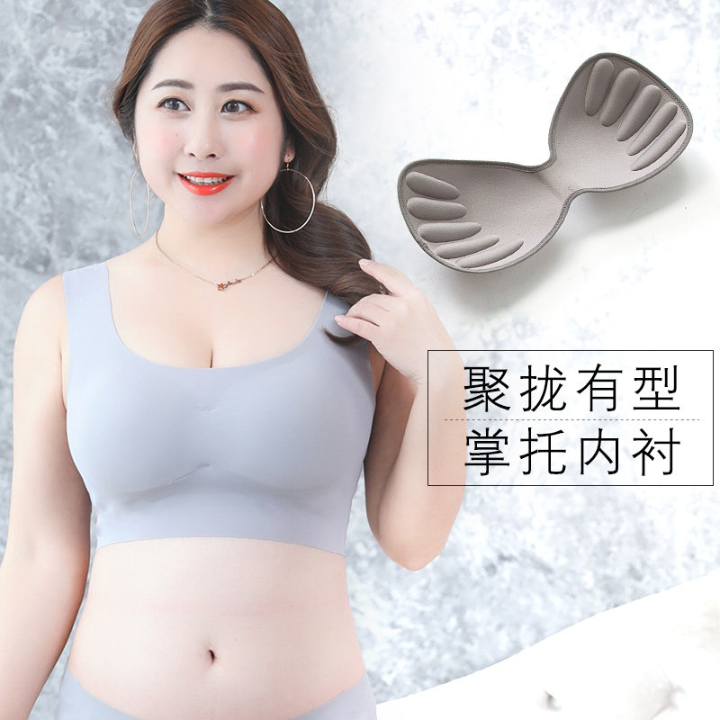 四季可用胖mm200斤加肥加大碼無痕壹片式背心文胸內衣聚攏無鋼圈在類目 女士內衣/男士內衣/家居服, 抹胸中 - 來自Buy2taobao.com提供專業的淘寶代購服務