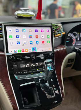 11.6埃尔法威尔法20改30系中控安卓大屏导航360全景倒车一体车机