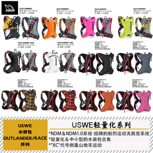 USWEOUTLANDER/RACE骑行水袋包