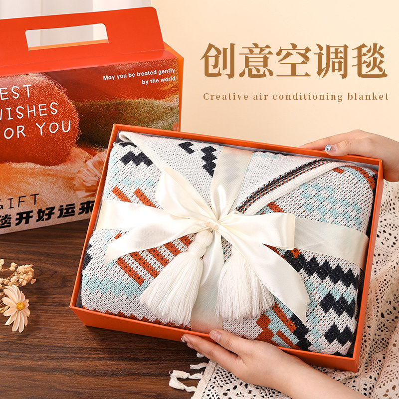 节送员工女老师毛毯礼盒礼物实用妈妈生日母亲教师毕业