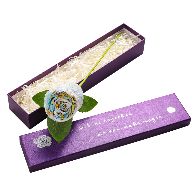 桑蚕丝巾花束礼物毕业送女老师实用妈妈生日教师节2025新款的礼盒