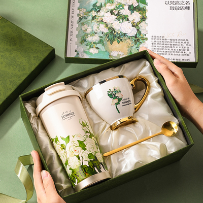 生日礼物女生送闺蜜实用的高级感颜值保温杯毕业季老师礼盒教师节