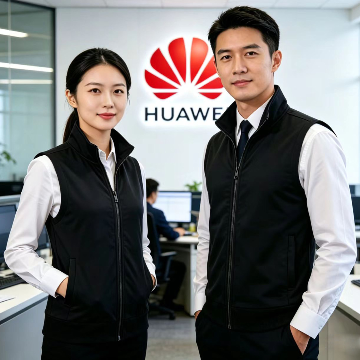 高端商务纯棉工装马甲定制印logo刺绣男女企业工作服大码背心印字