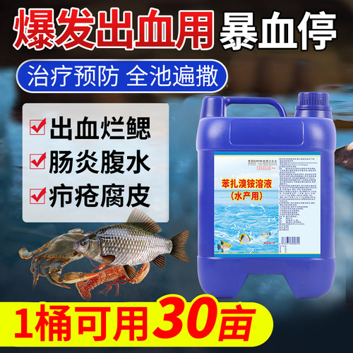 大桶停水消毒爆发性腐皮烂身鱼塘