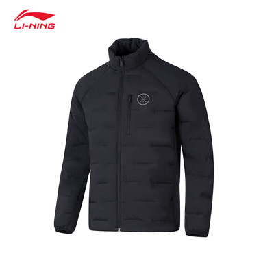 李宁短羽绒服2025冬季新款运动潮流鹅绒保暖外套AYMV487