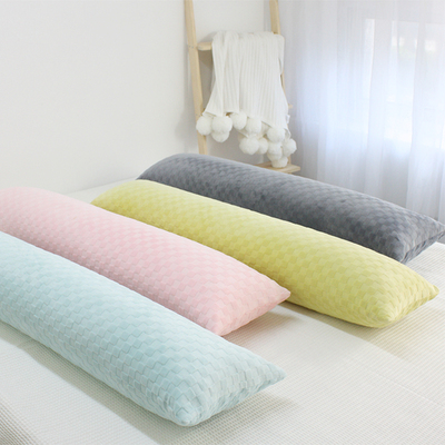 侧睡长条枕秋冬保暖柔软大抱枕