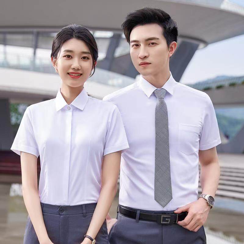 2026新款职业装显瘦白色女衬衫