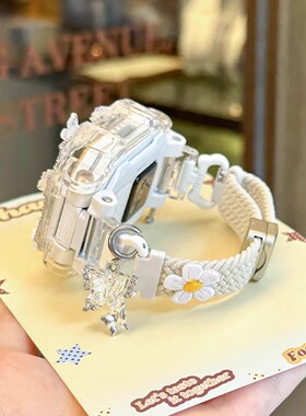 甜美小花适用于小天才电话手表表带z11z10z9磁吸编织Z8D5Q3AZ6PRO