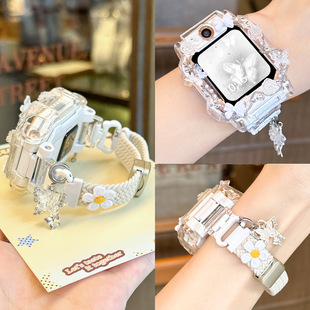 Q3儿童编织磁吸弹力Z8 D3S Z11 Q1R 适用于小天才电话手表表带Z6D