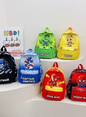 bag Spiderman children boy bookbag for school mini backpack1