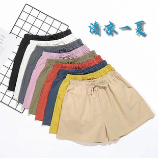 Loose and slim elastic waist casual shorts 宽松显瘦休闲短裤