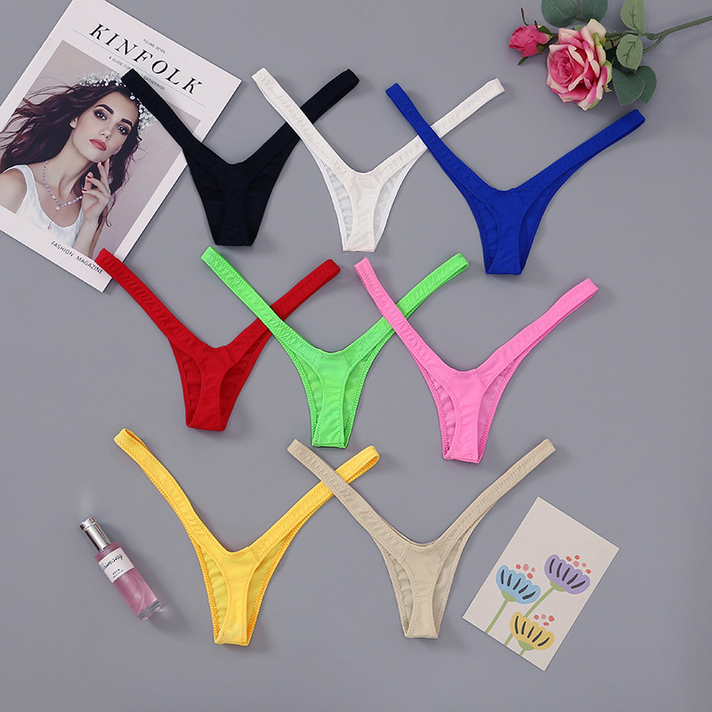 Sexy Sports Panties Ms Underpants Seamless Thong String 内裤