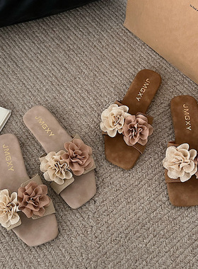 beach Slippers women fashion wear flat sandals lady 沙滩拖鞋