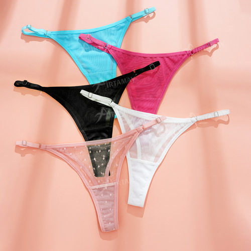 Women's Cotton G-String Thong Panties String Underwear Ladie